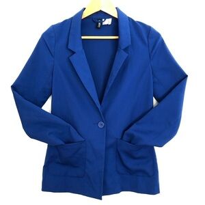 H&M Cobalt Blue Blazer, light weight. Fall Feminine Size  4 Small